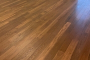 Installed White Oak flooring.