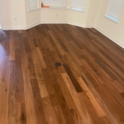 Installed White Oak flooring.