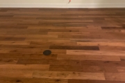 Installed White Oak flooring.