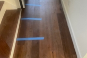 Oak flooring installation.