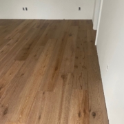 Installed French Oak flooring.