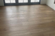 Installed French Oak flooring.