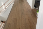 Installed French Oak flooring.