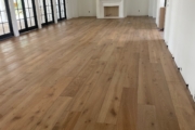 Installed French Oak flooring.