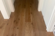 Installed French Oak flooring.