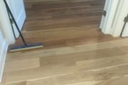 Recoating White Oak floors.