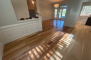 Recoating White Oak floors.