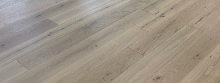 Installed European Oak hardwood flooring - featured.