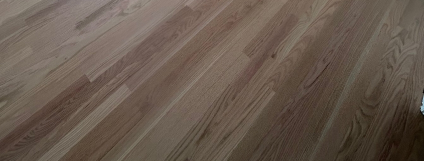 2 1/4" engineered Red Oak flooring.