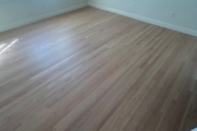 Finished engineered Red Oak flooring.