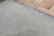 Leveled subfloor.