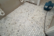 Retiled bathroom.