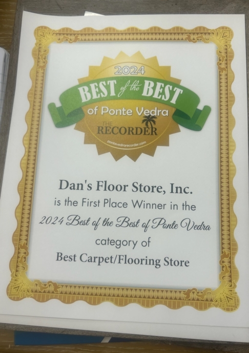 2024 Best of the Best Flooring in Ponte Vedra Award.