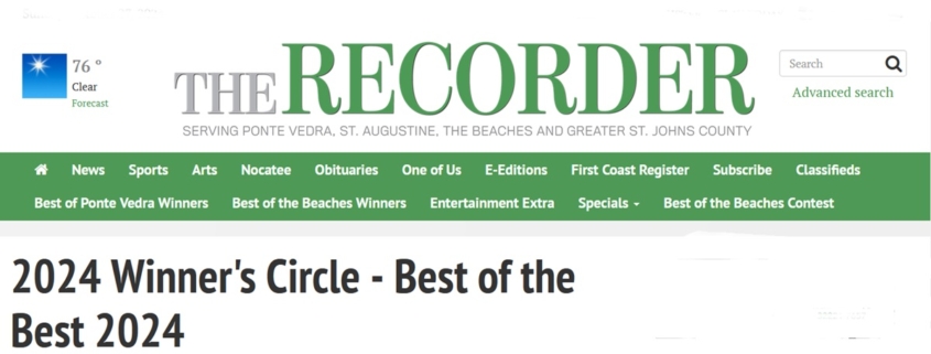 2024 The Recorder - Best of the Best Award - Flooring.