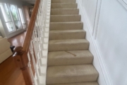 Carpet to be removed from stairway.