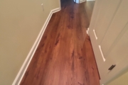 Luxury Vinyl Plank flooring installed.