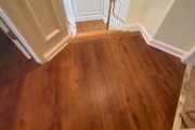 Luxury Vinyl Plank flooring installed.