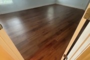 Luxury Vinyl Plank flooring installed.