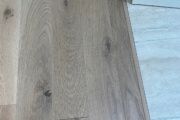 Installed White Oak flooring.