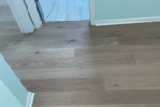 Installed White Oak flooring.