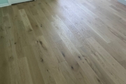 Installed White Oak flooring.