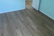 Installed White Oak flooring.