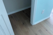 Installed White Oak flooring.