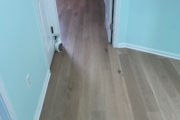 Installed White Oak flooring.