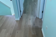 Installed White Oak flooring.