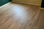 Installed White Oak flooring.