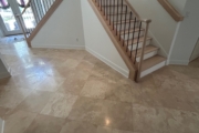 Finished Red Oak stairway.