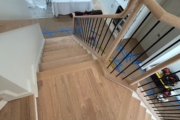 New Red Oak treads and landings.