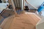 New Red Oak treads and landings.