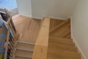 New Red Oak treads and landings.