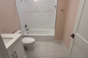 A bathroom, before.