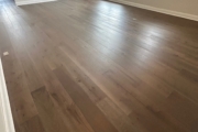 Installed Oak flooring.