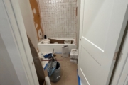 Bathroom renovation.